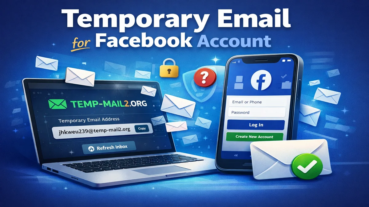 Temporary Email for Facebook Account: The Ultimate Privacy Guide (2026)