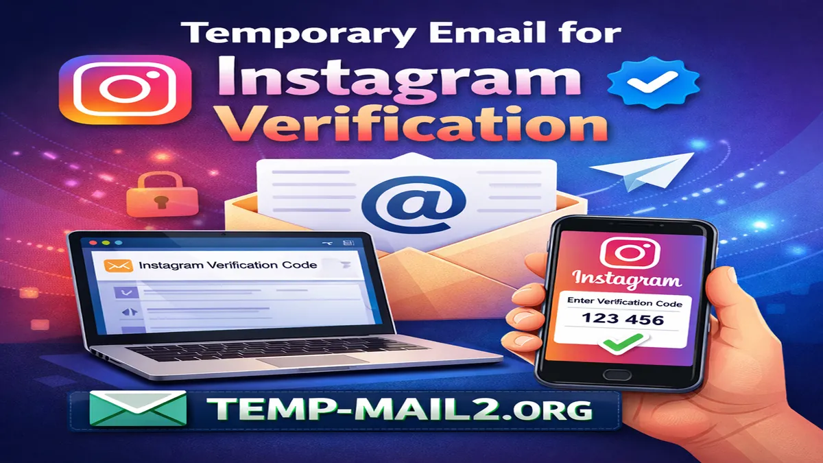Temporary Email for Instagram Verification: The Ultimate 2026 Guide